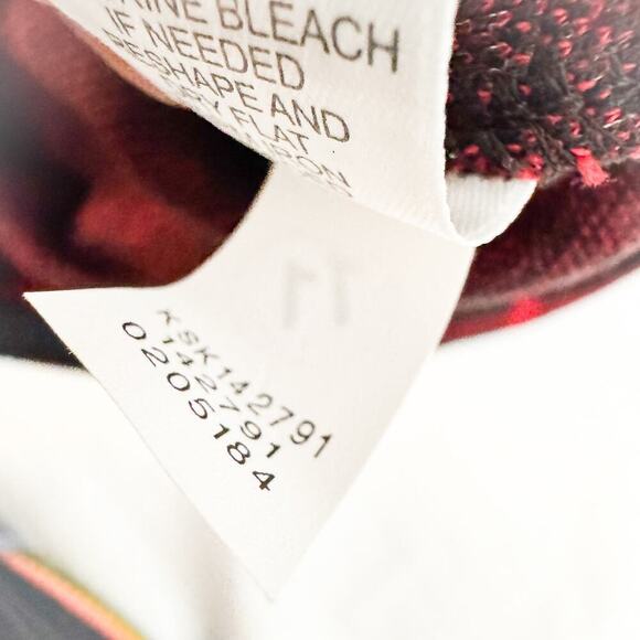 J. Jill Side Panel Split Design Plaid Patterned Stretch Pencil Skirt SIze L - Picture 6 of 7